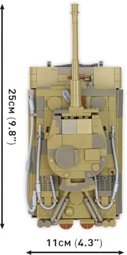 COBI Panzer VI Tiger I Nr. 131 (COBI-3123) Maße