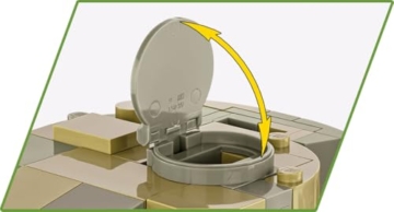 COBI Panzer VI Tiger I Nr. 131 (COBI-3123) Luke