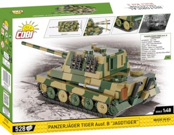 COBI 2733 – Panzerjäger Tiger Ausf. B „Jagdtiger“ Box Rückseite