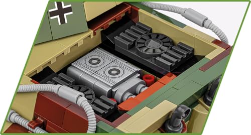COBI 3113 – Panzer VI Ausf. B „Königstiger“ Limited Edition im Maßstab 1:35 Motor