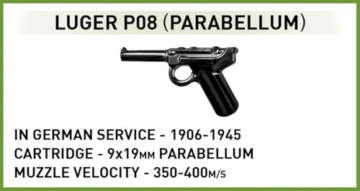 COBI Panzerkampfwagen II Ausf. F – Deutscher leichter Panzer im Maßstab 1:28 (COBI-2597) Pistole