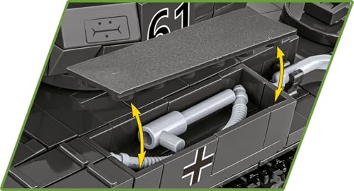 COBI Panzerkampfwagen II Ausf. F – Deutscher leichter Panzer im Maßstab 1:28 (COBI-2597)