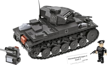 COBI Panzerkampfwagen II Ausf. F – Deutscher leichter Panzer im Maßstab 1:28 (COBI-2597) Geschenk