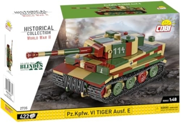COBI Panzerkampfwagen VI Tiger Ausf. E „Nr. 114 / Bretagne“ – 2-in-1-Sammlerset im Maßstab 1:48 (COBI-2735) Box