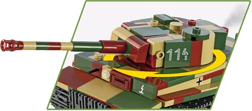 COBI Panzerkampfwagen VI Tiger Ausf. E „Nr. 114 / Bretagne“ – 2-in-1-Sammlerset im Maßstab 1:48 (COBI-2735) Turm