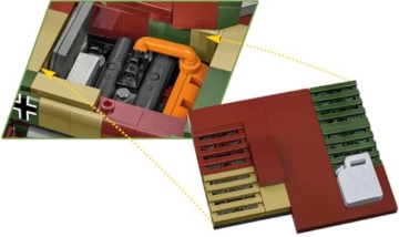 COBI Panzer 4 Ausf. G im Maßstab 1:28 (2592) Motor