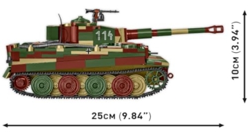 COBI 3124 Tiger Panzer I Ausführung E 