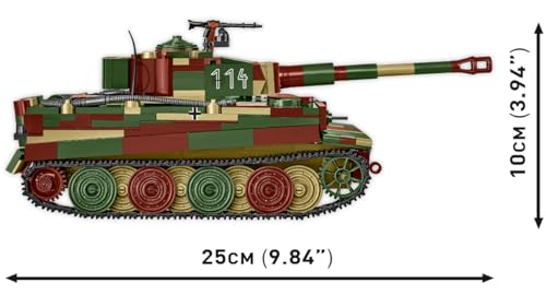 COBI 3124 Tiger Panzer I Ausführung E "114"
