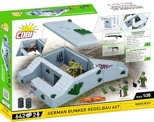 COBI 3136 Deutscher Bunker Regelbau 667