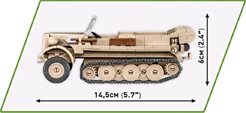 COBI Sd.Kfz.10 Demag D7 (COBI-2273) Maße