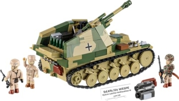 COBI Sd.Kfz. 124 WESPE Executive, Grün, Braun, Schwarz, 3.5 inch x 7.3 inch - 5