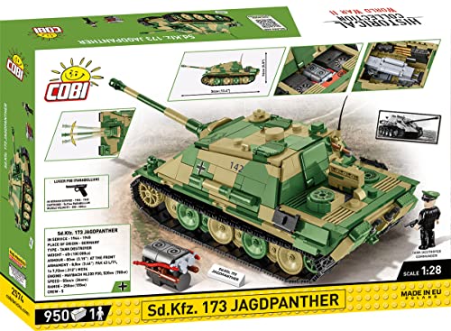 COBI 2574 Sd.Kfz.173 Jagdpanther Box Rückseite