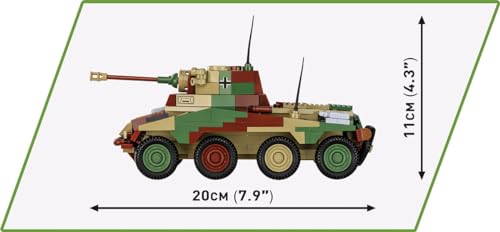 COBI Sd.Kfz. 234/2 PUMA (Set 2287) Maße