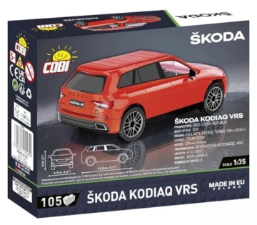 COBI Skoda Kodiaq VRS, 13.5 cm x 6.5 cm x 5 cm - 3