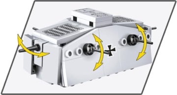 COBI Sturmpanzerwagen A7V (1:72) 3094 Kanonen