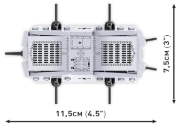 COBI Sturmpanzerwagen A7V (1:72) 3094 Maße