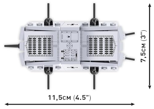 COBI Sturmpanzerwagen A7V (1:72) 3094 Maße