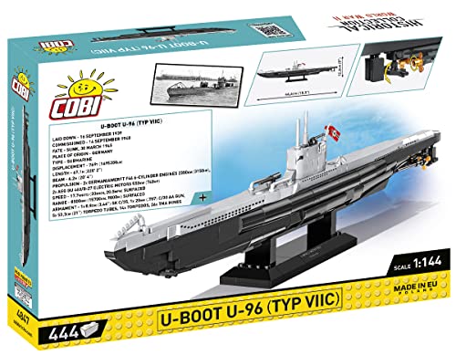 COBI 4847 U-Boot U - 96 (Typ VIIC) Box Rückseite