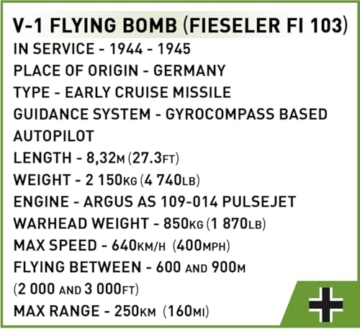 COBI 3135 V-1 Fieseler Fi 103 Vergeltungswaffe 1