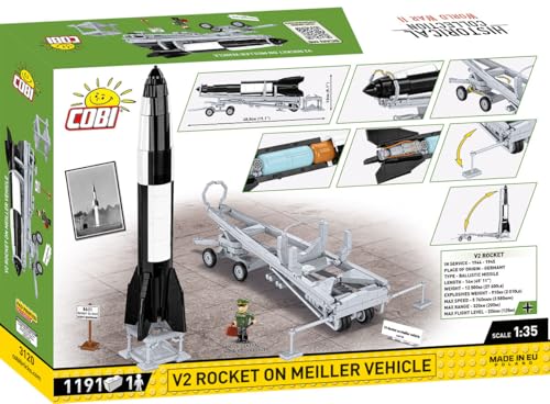 COBI V2 Rakete & Transporter – Executive Edition (3120) Box Rückseite