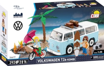 COBI Volkswagen T2a Kombi, Rot, Blau, Gelb, Grün - 2
