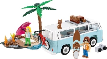 COBI Volkswagen T2a Kombi, Rot, Blau, Gelb, Grün - 3