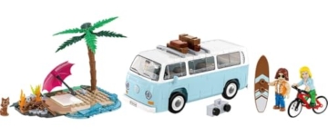 COBI Volkswagen T2a Kombi, Rot, Blau, Gelb, Grün - 4