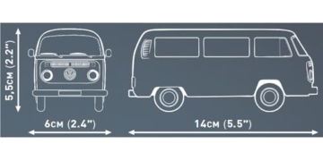 COBI Volkswagen T2b Bus (24621) Maße