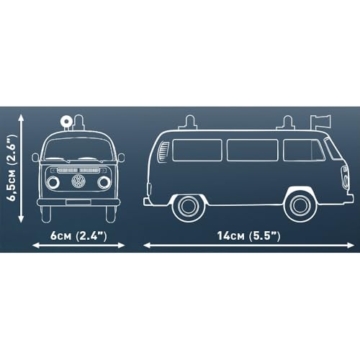 COBI Volkswagen T2b Feuerwehr, 14 cm x 6.5 cm x 6 cm - 6