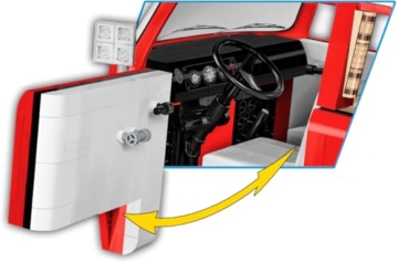 COBI Volkswagen Transporter T2a – Camper Van (24361) Tür