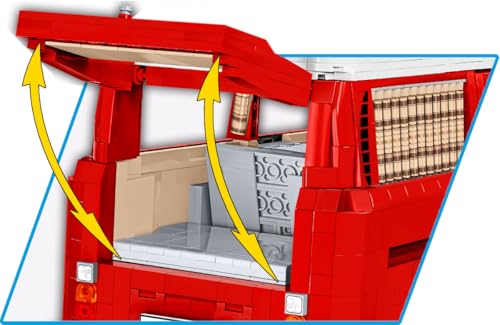 COBI Volkswagen Transporter T2a – Camper Van (24361) Heckklappe