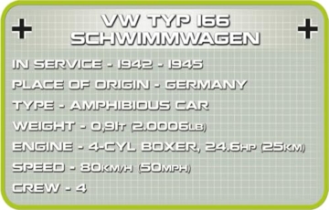 COBI VW TYP 166 Schwimmwagen - 7