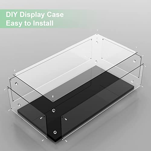 cooldac Acryl Vitrine Box für LEGO Ideas The Boba Fett Helm 75277 Bausteine Modell Set, Staubdicht Transparent Clear Display Box Vitrine (Das Modell NICHT enthalten) - 3