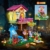 CUBIMANA Baumhaus-Bauspielzeug mit LED-Licht – 618 Stück Baumhaus-Bausteinset, 3-stöckiges Hausbauset mit Rutsche und Aufklebern, Geschenk Spielzeug für Kinder, Mädchen Jungen ab 6 7 8 9 10 11+ Jahren - 3