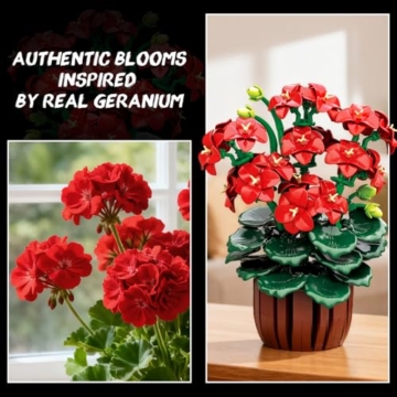 CUBIMANA Geranien-Bausatz SC8809 – Blütenpracht