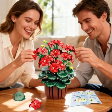 CUBIMANA Geranien-Bausatz SC8809 – Blütenpracht Geschenk für Freundin