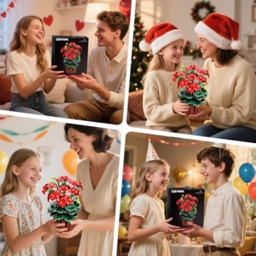 CUBIMANA Geranien-Bausatz SC8809 – Blütenpracht