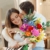 CUBIMANA Blumenstrauß-Bausatz – 1000 Teiles Blumenstrauß-Set, Botanische Geschenk zum Valentinstag für Sie und Ihn, 15 Künstliche Blumen Bausteine Heimdekoration für Erwachsene 6+ Mädchen Geburtstag - 4