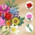 CUBIMANA Blumenstrauß-Bausatz – 1000 Teiles Blumenstrauß-Set, Botanische Geschenk zum Valentinstag für Sie und Ihn, 15 Künstliche Blumen Bausteine Heimdekoration für Erwachsene 6+ Mädchen Geburtstag - 6