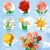 CUBIMANA Blumenstrauß-Bausatz mit Vase und LED-Licht, 747pcs Mini-Rosen-Blumen-Bausteinspielzeug, Geschenke zum Valentinstag für Sie und Ihn, DIY-Kunstblumen-Dekoration für Zuhause und das Büro - 6