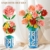 CUBIMANA Blumenstrauß-Bausatz mit Vase und LED-Licht, 747pcs Mini-Rosen-Blumen-Bausteinspielzeug, Geschenke zum Valentinstag für Sie und Ihn, DIY-Kunstblumen-Dekoration für Zuhause und das Büro - 8