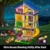 CUBIMANA Friends Mädchen Haus Bauspielzeug mit LED Licht - Freunde Villa Bausteine mit Rutsche und Auto, 1317PCS Häuser Baukasten Weihnachten Geburtstags Geschenk für Mädchen Jungen Kinder ab 6+ Jahre - 2