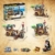 CUBIMANA Piraten Wharf Bauspielzeug mit Licht Piratenschiff - 3 Modi Piratenhafen Baustein 781 Stück Mittelalterliches Piratenhaus Klemmbausteine Bausteinset, Geschenk Set für Kinder Jungen 6+ - 8