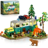 CUBIMANA Wildnis-Bus-Bauset mit Licht Set 9929