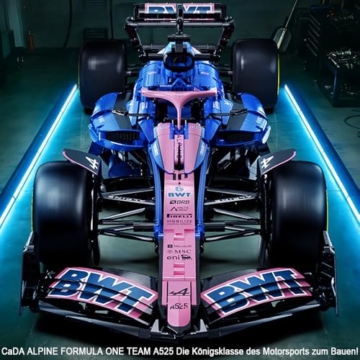 DOYAY Technik F1 Auto für CADA F1 Team A525 Rennauto, 1:8 Technik Rennwagen Modell Bausatz, 2173 Teile MOC Auto Modell (Originalverpack) - 2