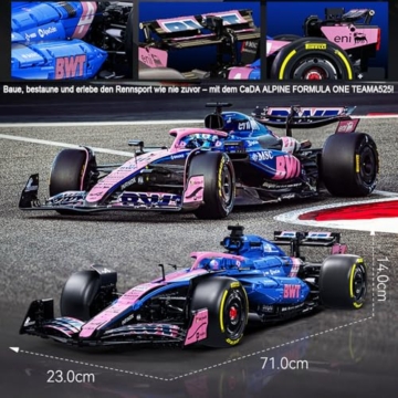 DOYAY Technik F1 Auto für CADA F1 Team A525 Rennauto, 1:8 Technik Rennwagen Modell Bausatz, 2173 Teile MOC Auto Modell (Originalverpack) - 6