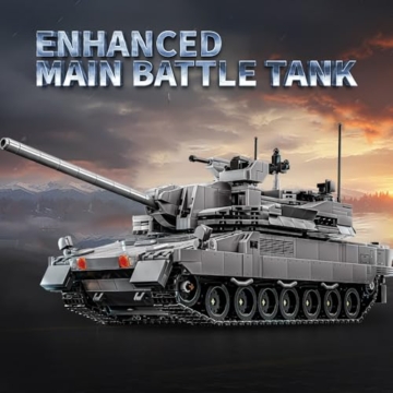 DUANT 39038 Haupt-Schlacht-Tank-Bausteine Set, 2252 PCS Kreatives Schweres Tank Modulares Ziegel Modell, Pädagogische Geschenke für Militär Enthusiasten und Erwachsene - 2