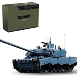 DUANT 39040 Abrams-X Tank Klemmbausteine Bausatz, 2116 Stücke Bausteine Kreative Schwere Tank Modular Bricks Modell, Pädagogische Geschenke für Militär Enthusiasten und Erwachsene - 1