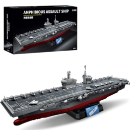 DUANT 39045 Typ 076 Amphibische Assault Ship Bausteine Set, 4526 Teile der Militärserie 1:300 Skala Schlachtschiff Modell Bausteine Set, Erwachsene Sammelspielzeug Geschenk Schlachtschiff Modell - 1