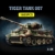 DUANT 39061 Deutscher Tiger Panzer Nr. 7 Bausteinsatz, 1603 Stück Militär 1:28 Maßstab Panzer Modell Spielzeug, Raumdekoration oder Sammlung (97013) - 2